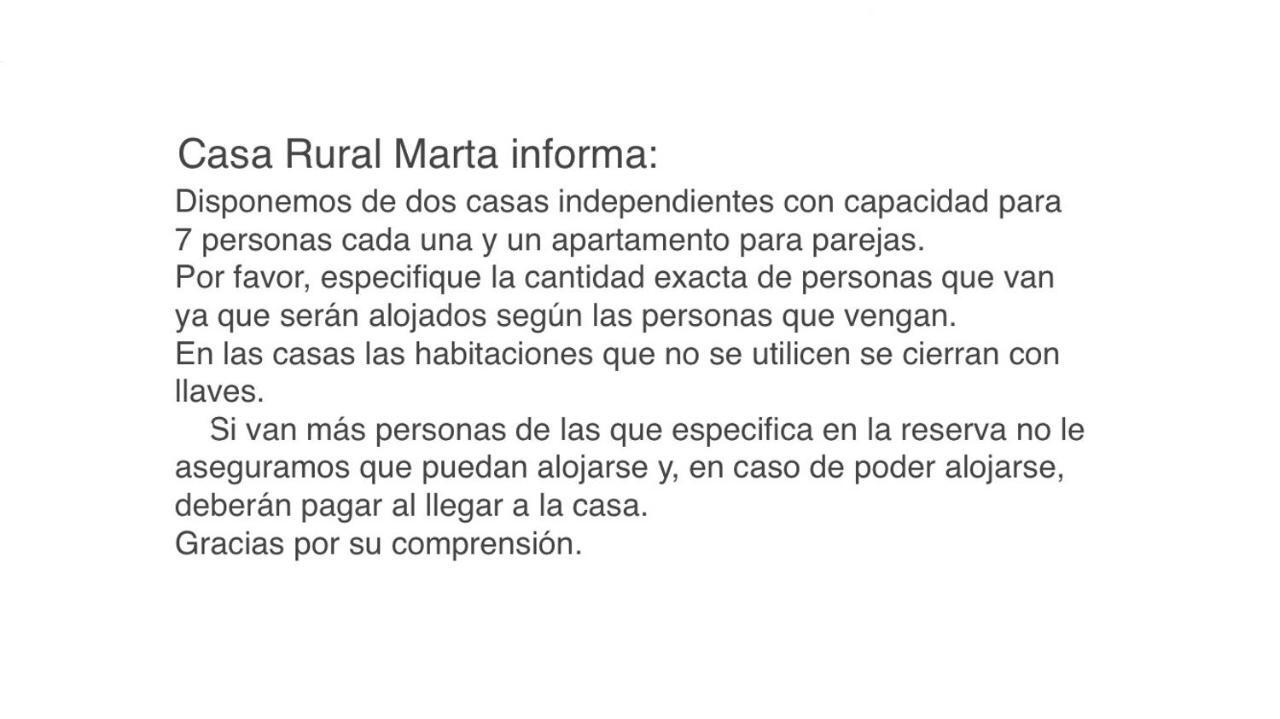 Сasa de vacaciones Casa Marta *